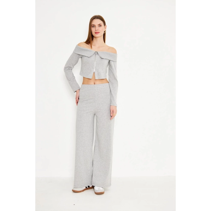 Kadın Jogger Pantolon Şardonsuz Grimelanj