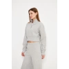 Kadın Crop Sweatshirt Grimelanj