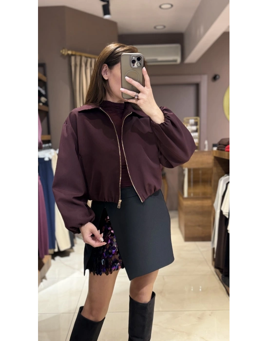 BOMBER CEKET ZR PRY - BORDO