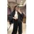 BOMBER SATEN CEKET - SİYAH