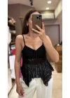 ASKILI DANTEL TOP