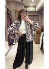 BOMBER LEOPAR SATEN CEKET - RENKLİ