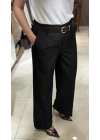 KEMERLİ KIVRIK PAÇA PANTOLON