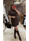 KISA KOLLU ELBİSE