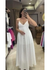 ŞERİT DETAYLI ELBİSE