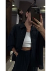 TAŞLI OVERSİZE GÖMLEK