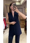 YELEK UZUN - LACİVERT