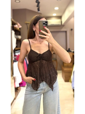 ASKILI DANTEL TOP