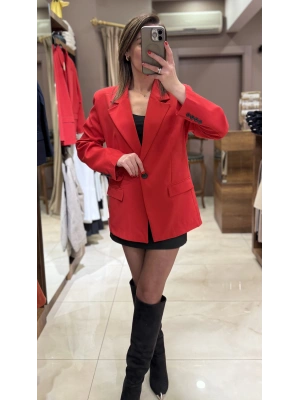 BLAZER CEKET - KIRMIZI