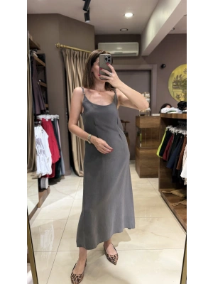 GÖMLEK ELBİSE TAKIM - ANTRASİT