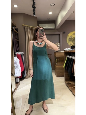 GÖMLEK ELBİSE TAKIM - YEŞİL