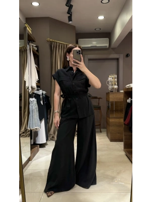 SALAŞ PANTOLON - SİYAH