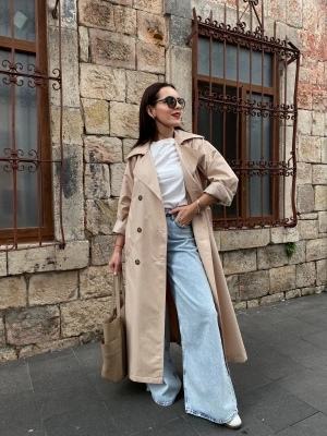 GENİŞ PAÇA PALAZZO JEAN - MAVİ