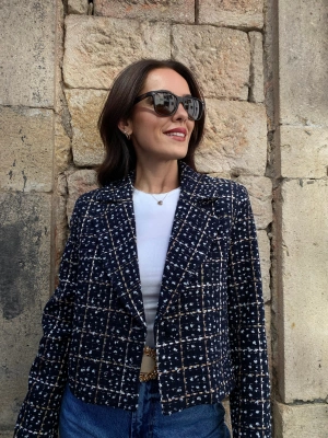 TÜVİT CEKET - LACİVERT