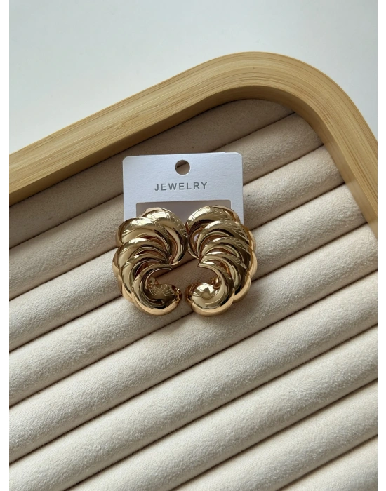 Vintage Burgu Kanat Küpe