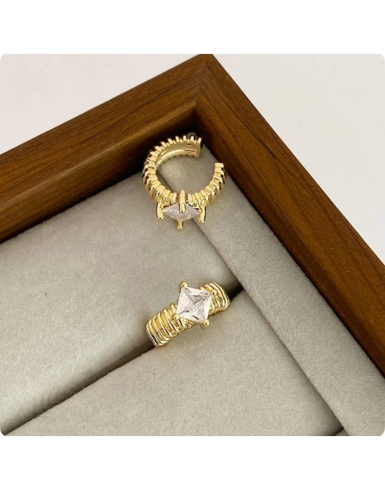 Baget Taş Burgu Earcuff