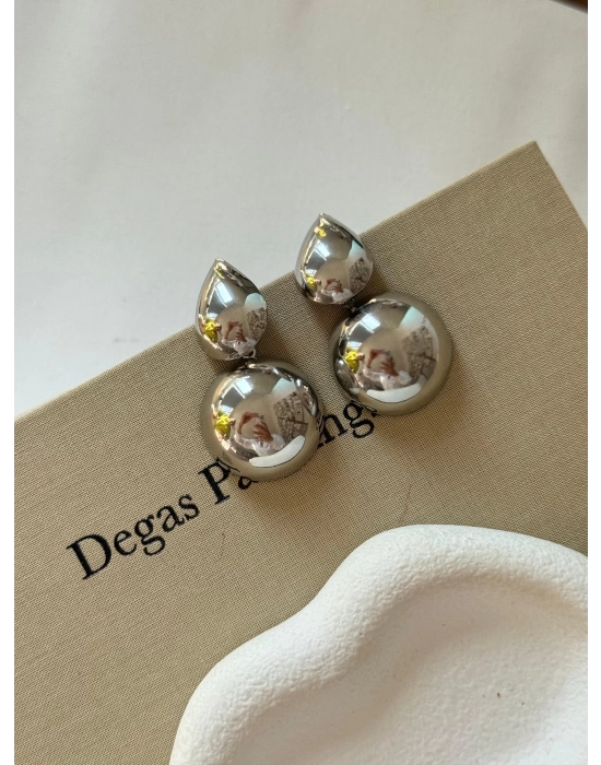 İtalyan Damla Silver Küpe