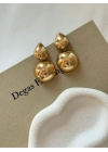İtalyan Damla Gold Küpe