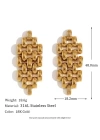 Pinterest Zincir Gold Küpe