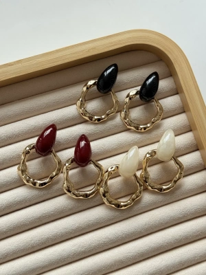 Asimetrik mango küpe