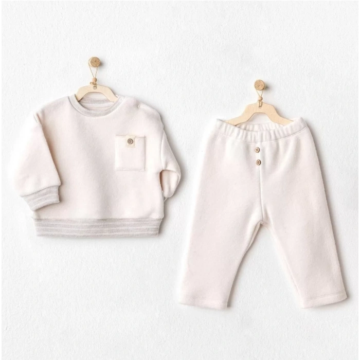 5158 Soft 2li Bebe Takım Ekru