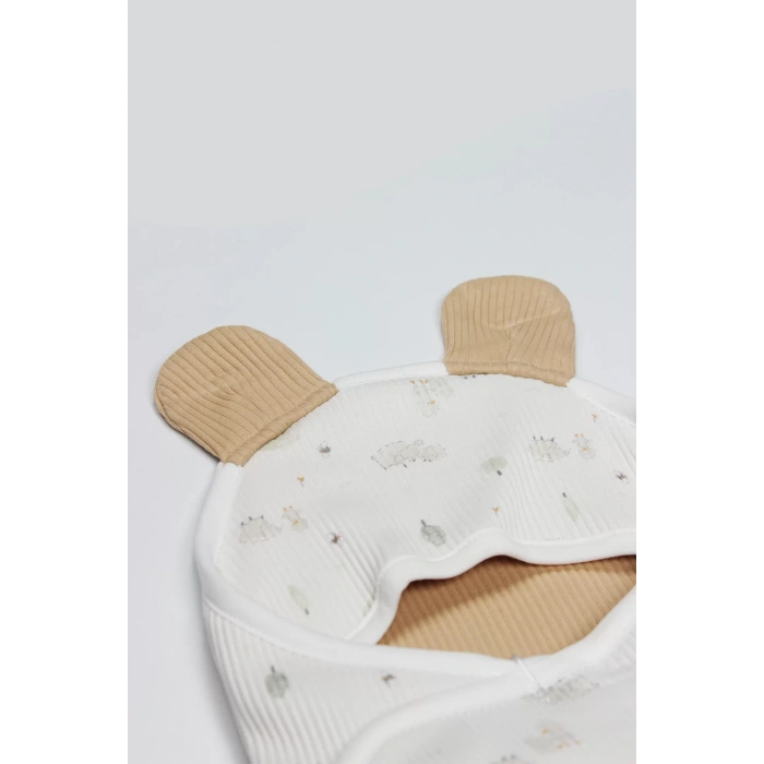 Always Dream Organik Bel Destekli Kundak 75101 Ekru Gri Siyah