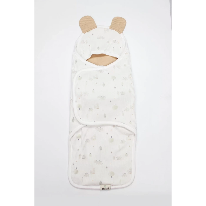 Always Dream Organik Bel Destekli Kundak 75101 Ekru Gri Siyah