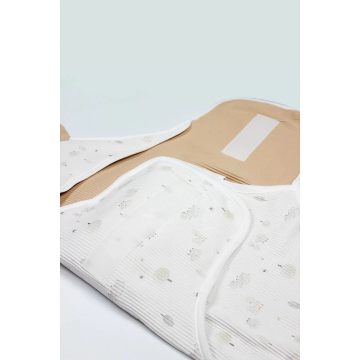 Always Dream Organik Bel Destekli Kundak 75101 Ekru Gri Siyah