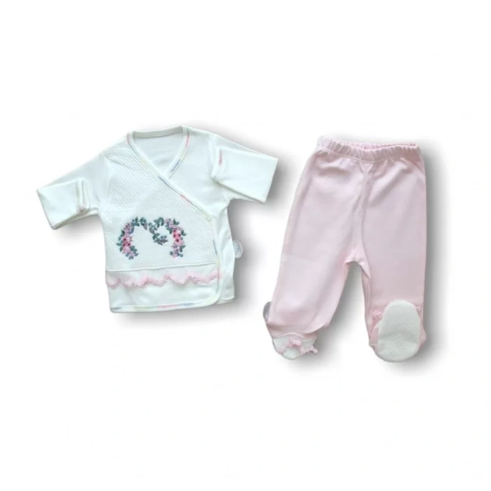 Anadolunun Kalbi Nakışlı  5li Zıbın Takımı Hastane Çıkışı Pembe