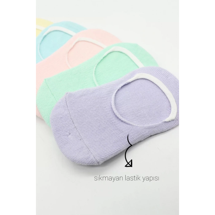 Bistyle 6lı Mix Babet Çorap 30101 Lila