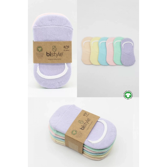 Bistyle 6lı Mix Babet Çorap 30101 Lila