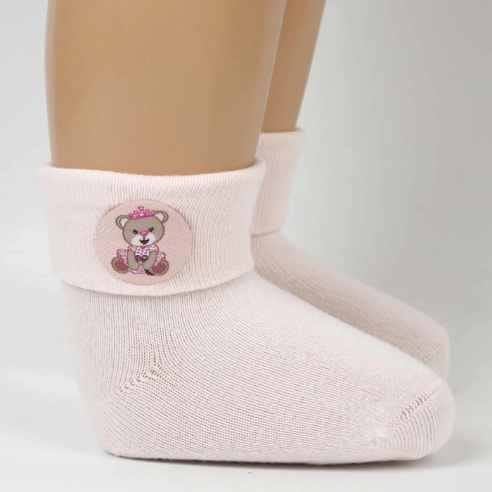 Bukre Aks Kız Bebek Soket Çorap K46292 Asorti