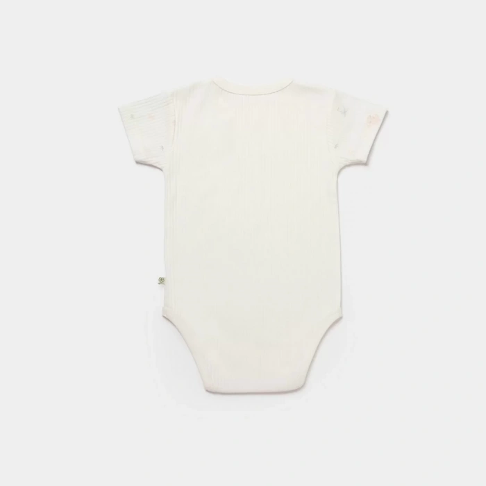 Koala Jungle Kısa Kol Bebek Body  Pembe