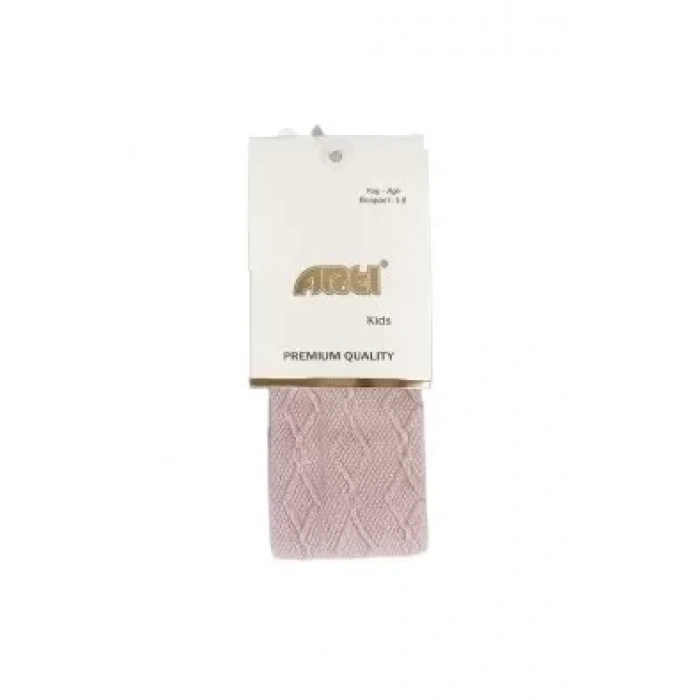 Meara Kız Kabartma Külotlu Çorap  Asorti