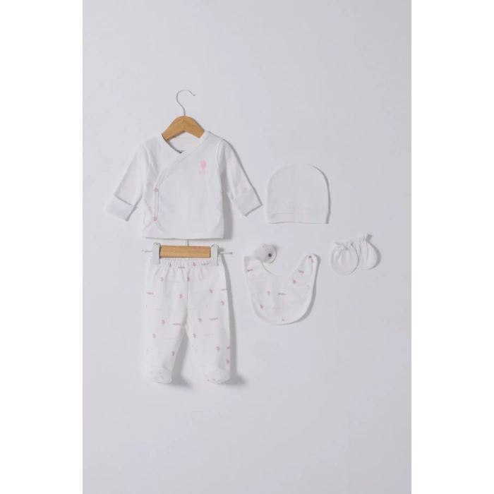 U.s Polo 5li Hastane Çıkış Seti Usb2358 Beyaz