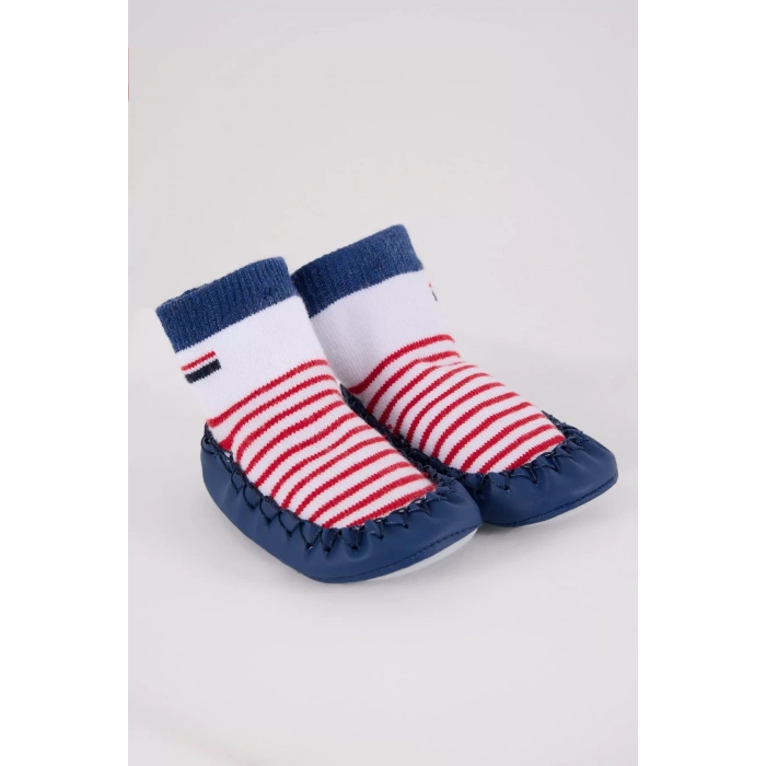 U.s. Polo Assn Çarık Çorap Usb2600 Beyaz-lacivert
