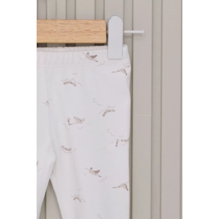 U.s Polo Bebek 5li Hatane Çıkış Seti Usb2017 Krem