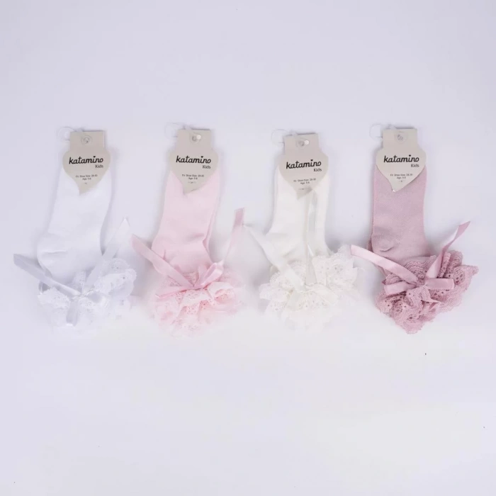 Zinet Aks Kız Soket Çorap K22239 Asorti