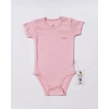Basic Kısa Kol Body Pembe