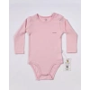 Basic Uzun Kol Yaş Body Pembe