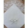 Yenidoğan Sahra Lucky Baby Nakışlı Kundak Bebek Battaniyesi Ekru