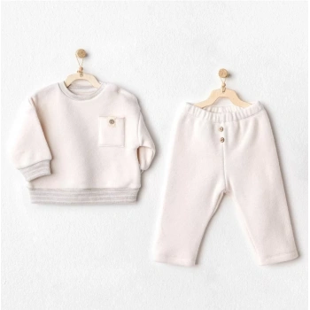 5158 Soft 2li Bebe Takım Ekru