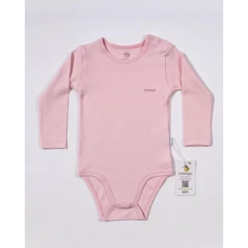 Basic Uzun Kol Body Pembe