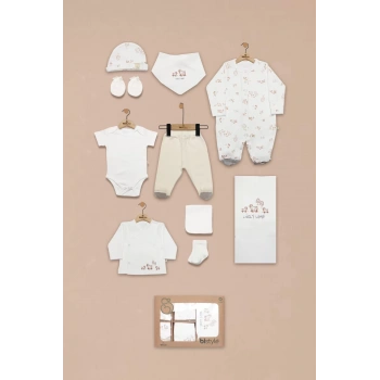 Bistyle Curly Lamb 10lu Hastane Çıkışı 11106 Bej Mavi Ekru