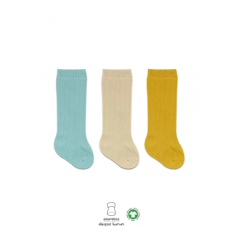 Bistyle Derby Dizaltı Çorap 3lü Bs40101 Nil Bej Hardal