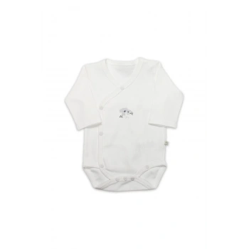 Bistyle Kruvaze Body Uzun Kol Lıttle Koala 17113 Gri