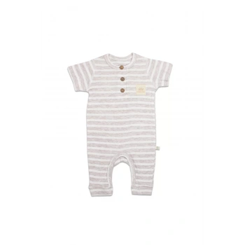 Line Colors Yarım Kol Patiksiz Tulum 15126 Bej