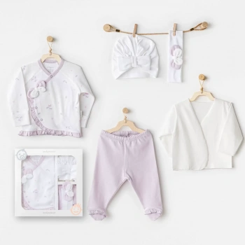 Magical Butterfly 5li Hastane Çıkış Seti White