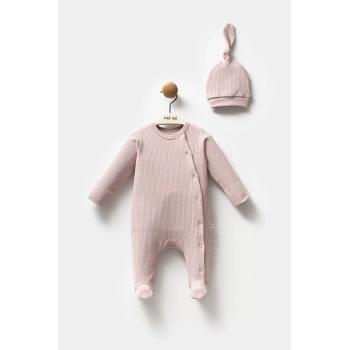 Moi Noi Şapkalı Tulum Mnb1235 Mürdüm