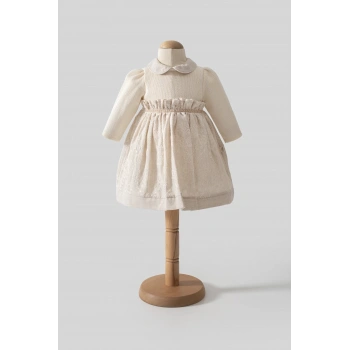 Tongs Baby Elbise 8050 Ekru